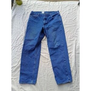 Carhartt Relaxed Fit B17D8T Medium Wash Jeans 38x32